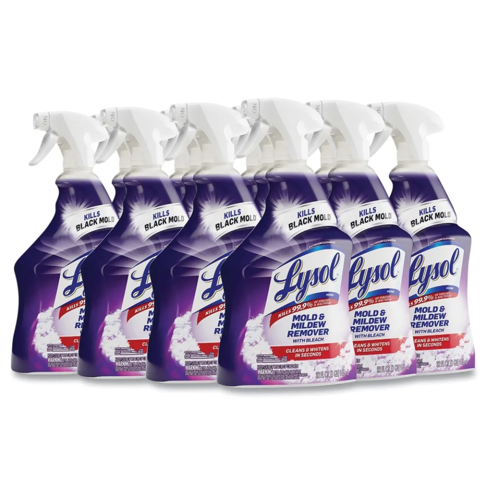 LYSOL Brand 32 oz. Spray Bottle Mold and Mildew Remover with Bleach (12/Carton)