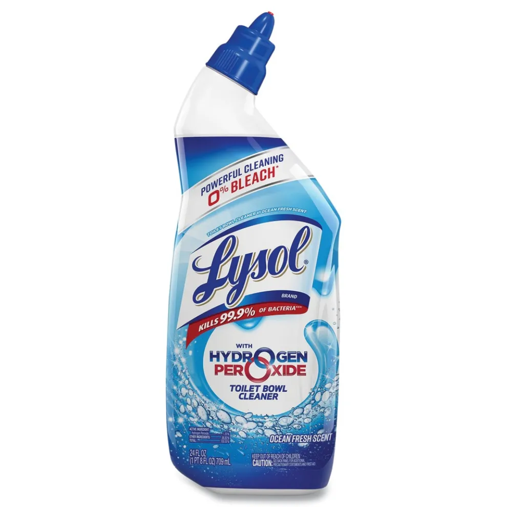 LYSOL Brand 24 oz. Toilet Bowl Cleaner with Hydrogen Peroxide - Ocean Fresh Scent