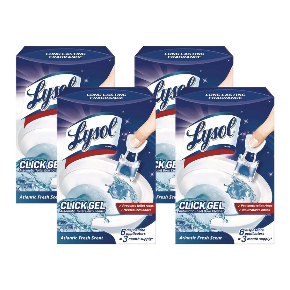 LYSOL Brand Click Gel Automatic Toilet Bowl Cleaner - Ocean Fresh (24/Carton)