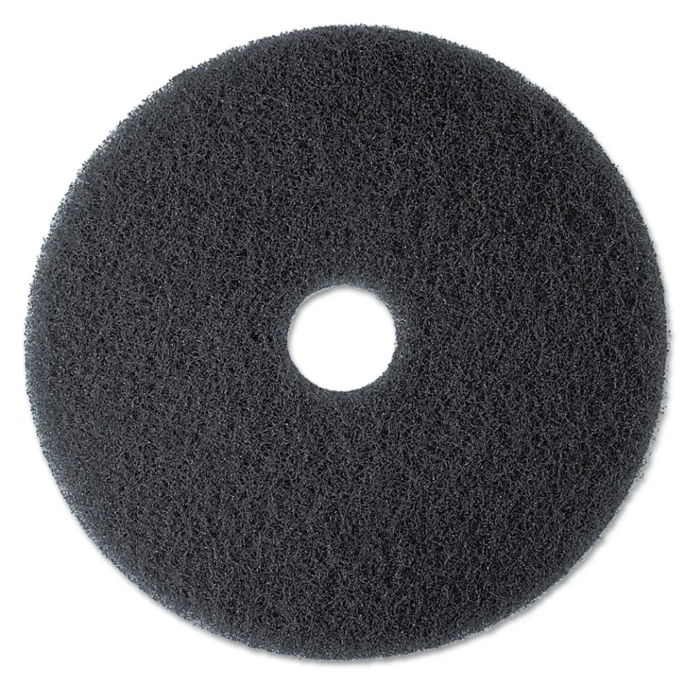 3M 20 in. Diameter Low-Speed High Productivity Floor Pads 7300 - Black (5/Carton)