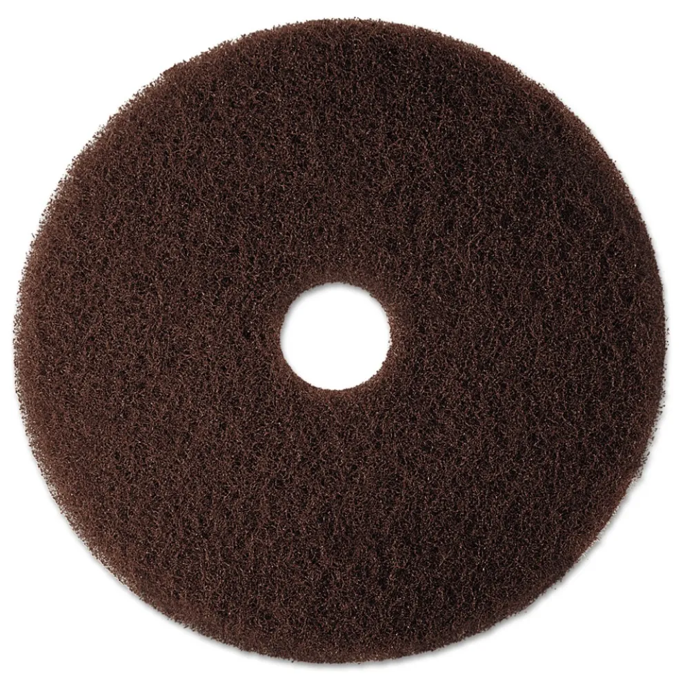 3M 20 in. Diameter Low-Speed High Productivity Floor Pad 7100 - Brown (5/Carton)