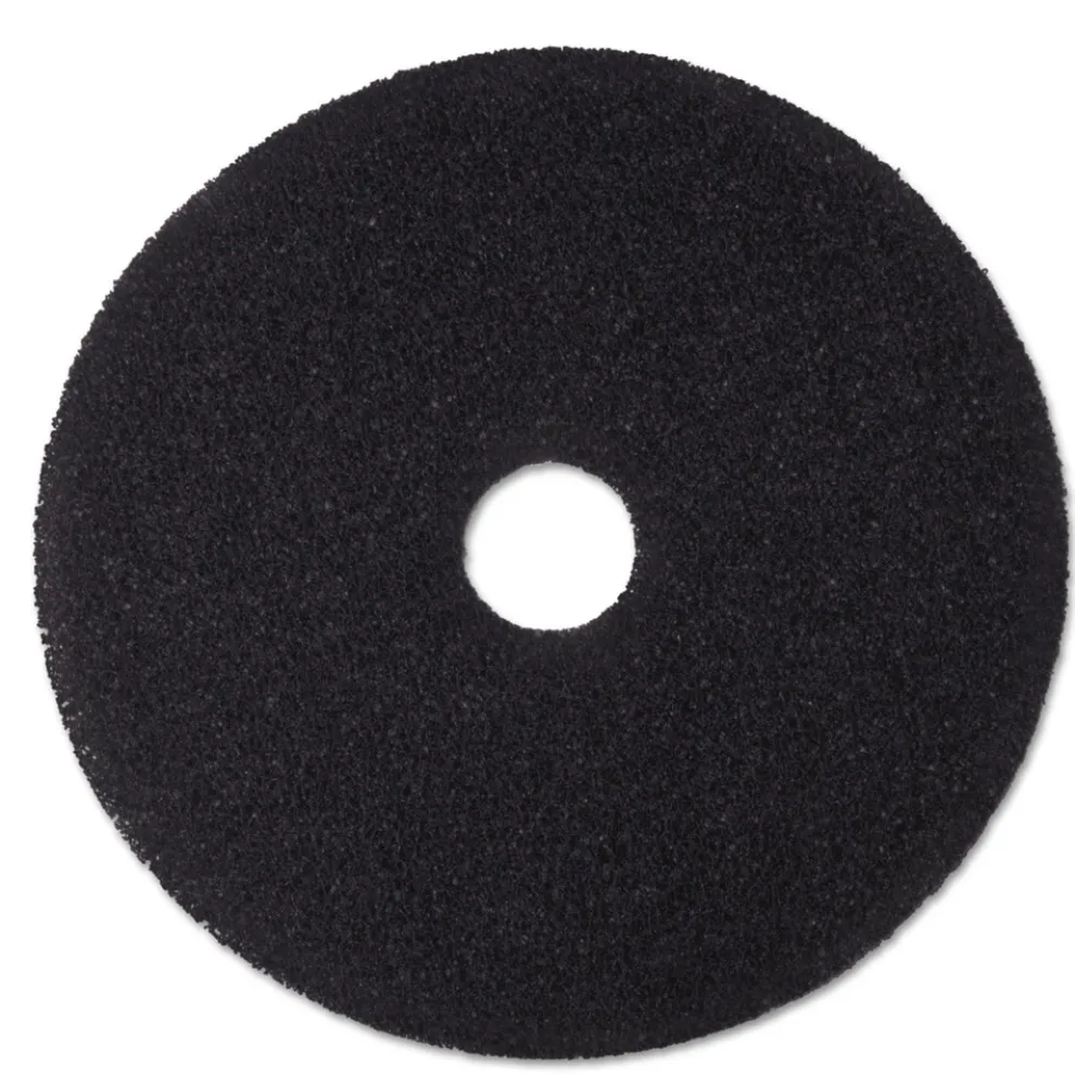 3M 20 in. Low-Speed Stripper Floor Pads - Black (5/Carton)