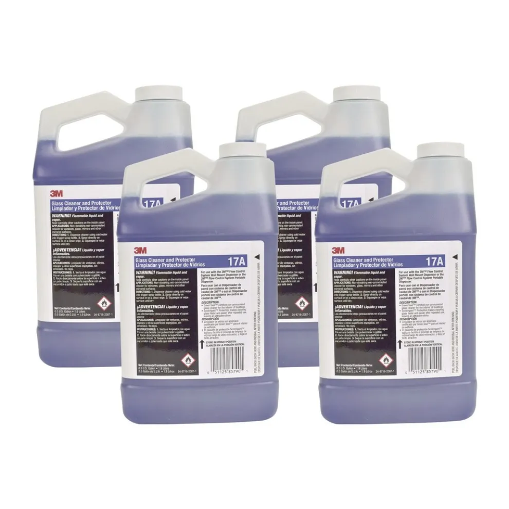 3M 2 L Bottle Glass Cleaner and Protector Concentrate (4/Carton)