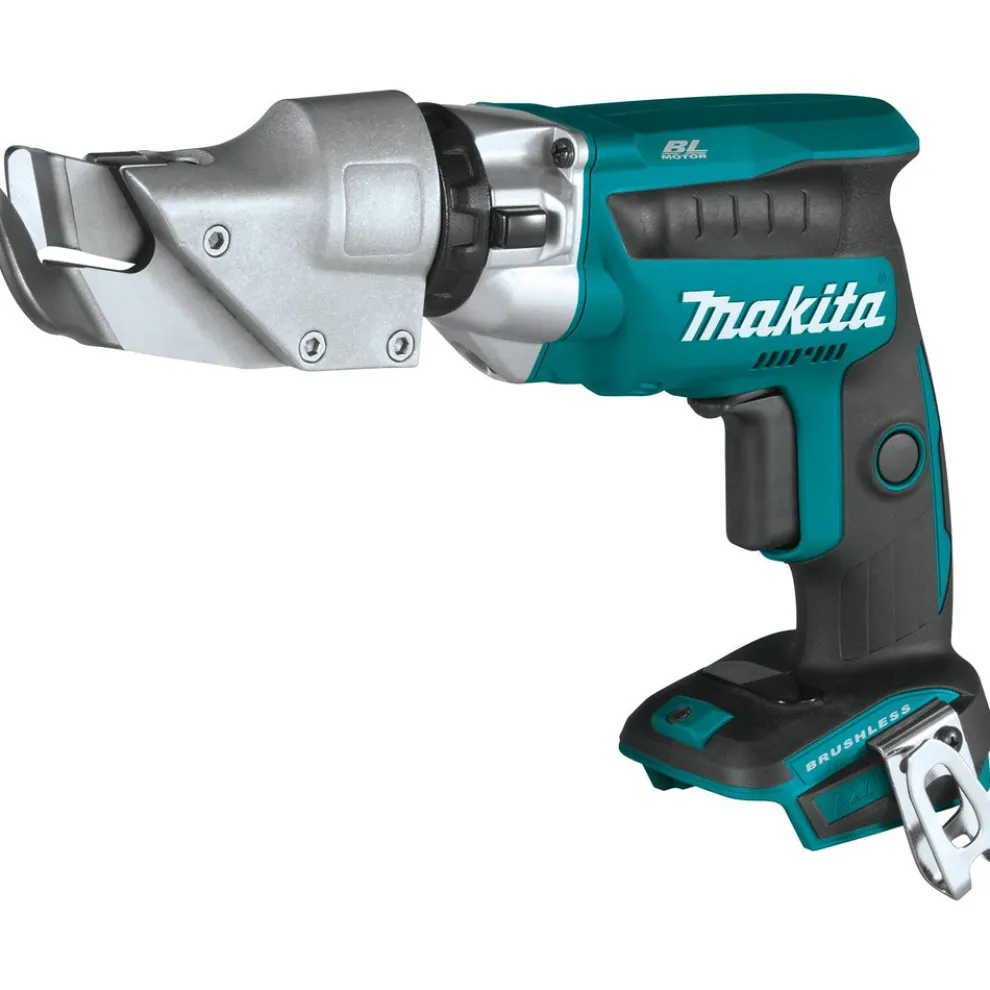 Makita 18V LXT Lithium‑Ion Brushless Cordless 18 Gauge Offset Shear (Tool Only)
