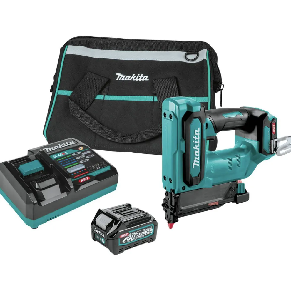 Makita 40V max XGT Brushless Lithium-Ion 23 Gauge Cordless Pin Nailer Kit (2.5 Ah)