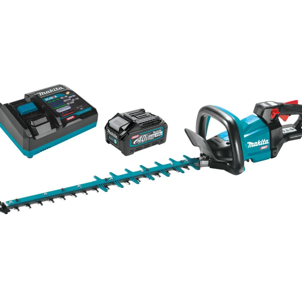 Makita 40V max XGT Brushless Lithium-Ion 24 in. Cordless Hedge Trimmer Kit (4 Ah)