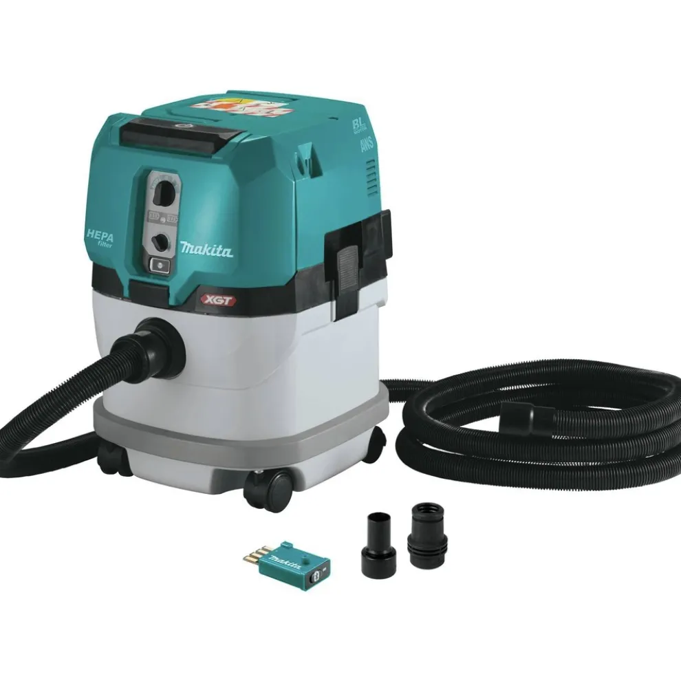 Makita 40V Max XGT Brushless Lithium-Ion 4 Gallon Cordless HEPA Filter AWS Dry Dust Extractor (Tool Only)
