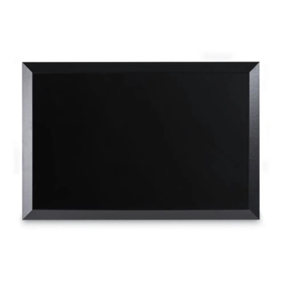 MasterVision 36 in. x 24 in. Wood Frame Kamashi Wet-Erase Board - Black
