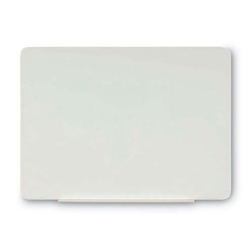 MasterVision Lago 48 in. x 36 in. Magnetic Glass Dry Erase Board - Opaque White