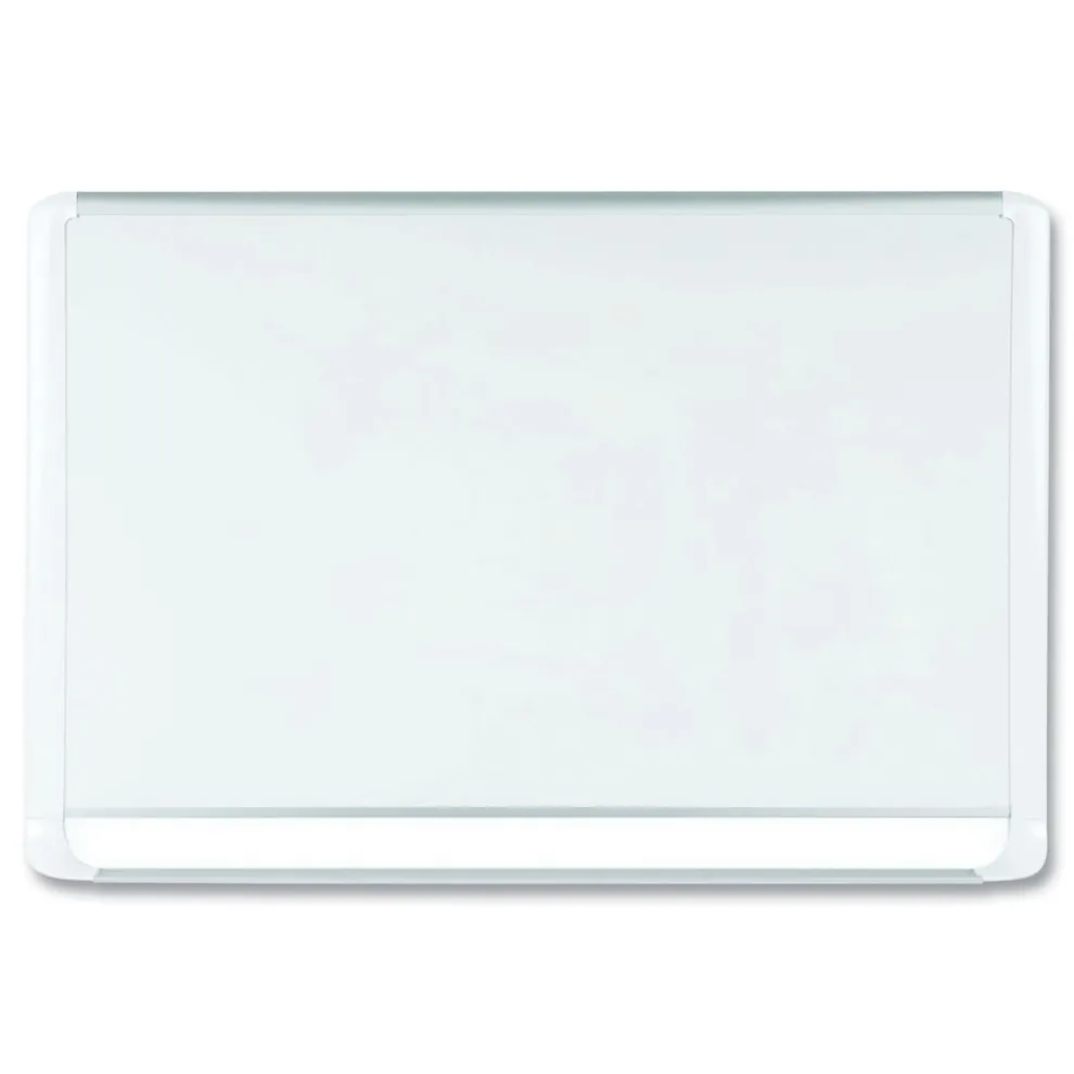 MasterVision Magnetic Gold Ultra 48 in. x 36 in. Dry Erase Boards - White Surface/White/Natural Aluminum Frame