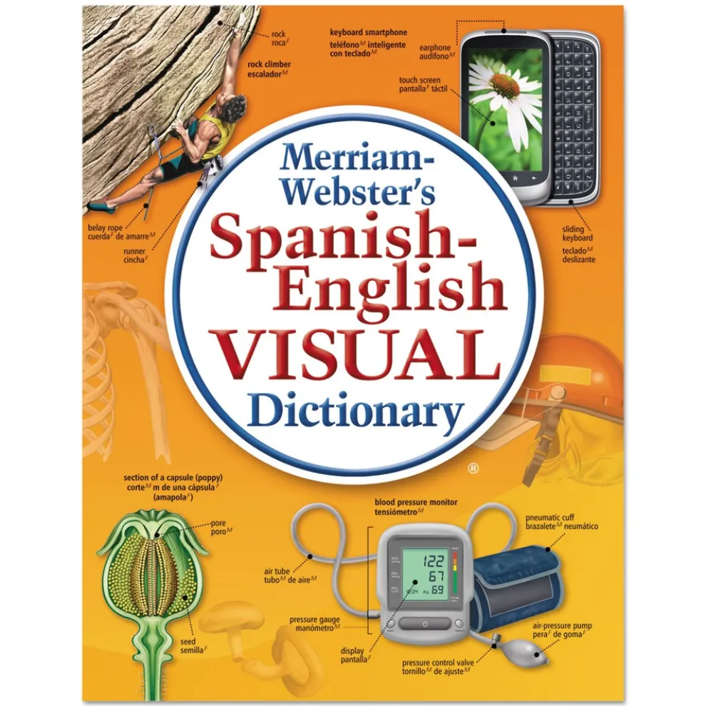 Merriam Webster 1152 Pages Paperback Spanish-English Visual Dictionary