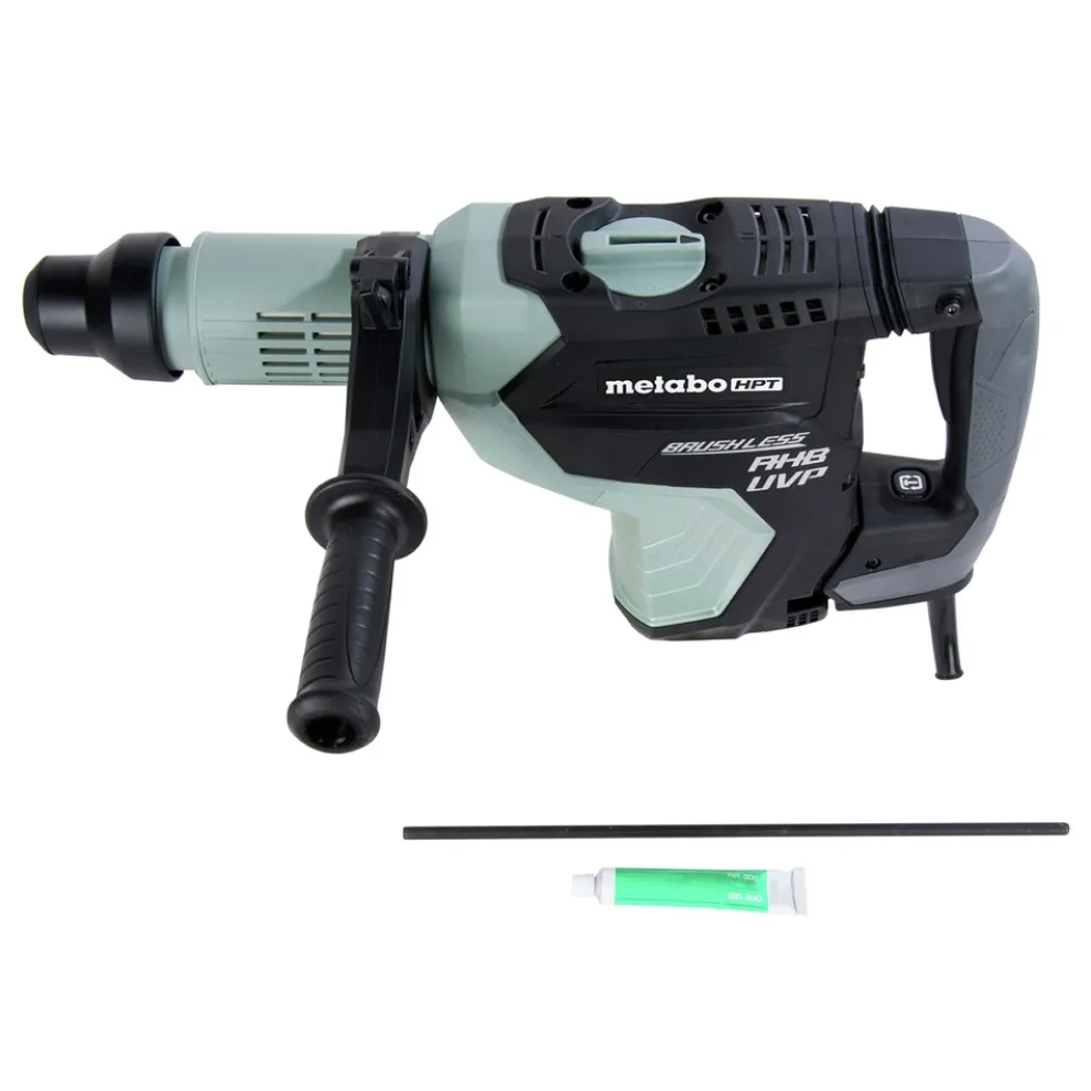 Metabo HPT 11.6 Amp Brushless 1-3/4 in. Corded SDS Max Rotary Hammer with Vibration Protection