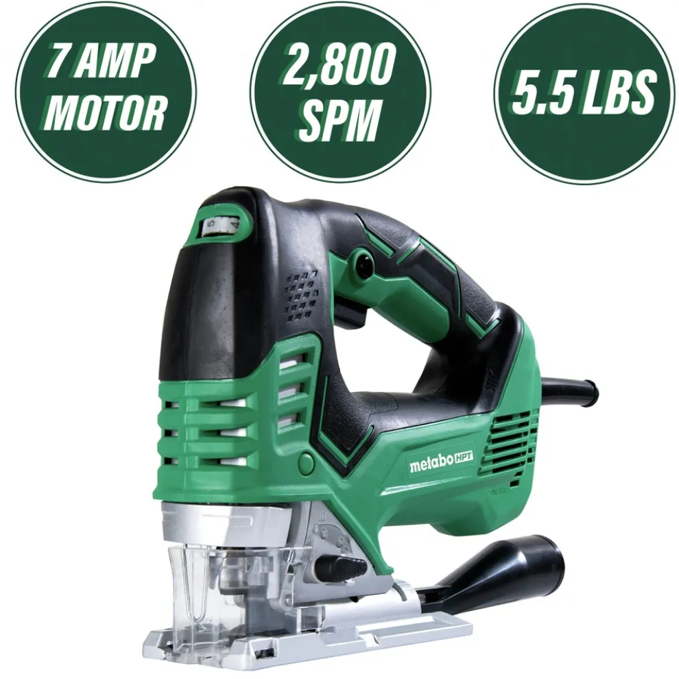 Metabo HPT 7 Amp Variable Speed 4-Stage Orbital Action Jig Saw
