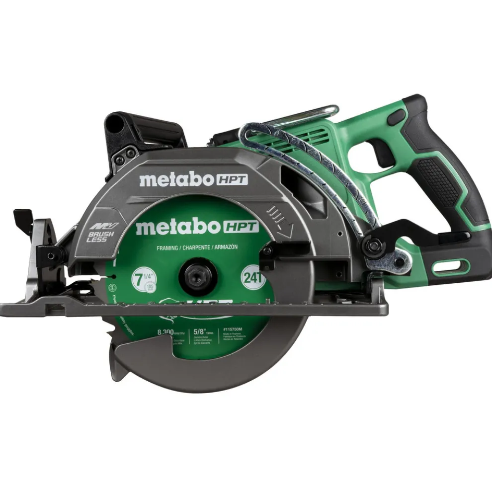 Metabo HPT C3607DWAQ4M MultiVolt 36V Brushless Lithium-Ion 7-1/4 in. Cordless Rear Handle Circular Saw (Tool Only)