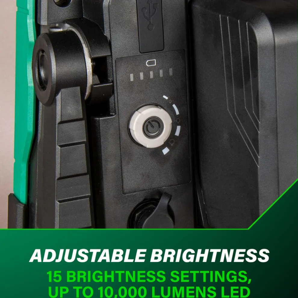 Metabo HPT 18V MultiVolt 10000 Lumen Lithium-Ion Cordless LED Work Light (Tool Only)