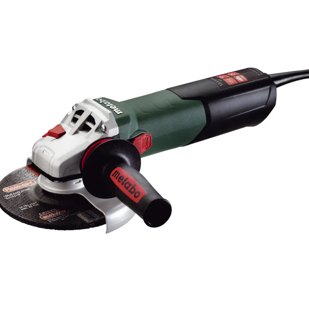 Metabo WE15-150 Quick 13.5 Amp 6 in. Angle Grinder with TC Electronics and Lock-On Sliding Switch