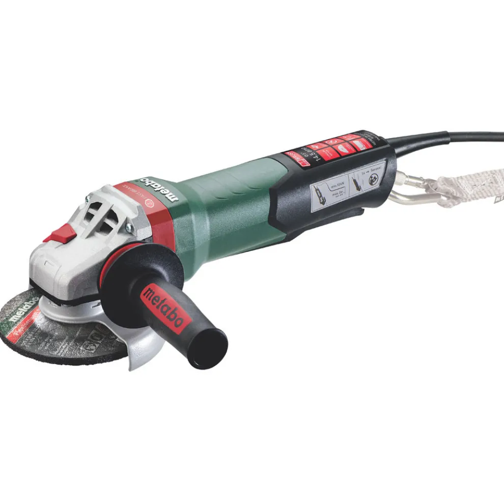 Metabo WEPBA 19-125 Q DS M-BRUSH 120V 14.5 Amp 5 in. Corded Brake Angle Grinder with Brake System
