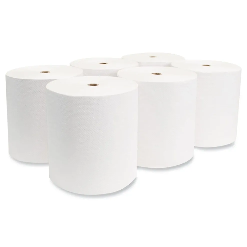 Morcon Paper Valay 8 in. x 800 ft. Proprietary TAD Roll Towels - White (6 Rolls/Carton)