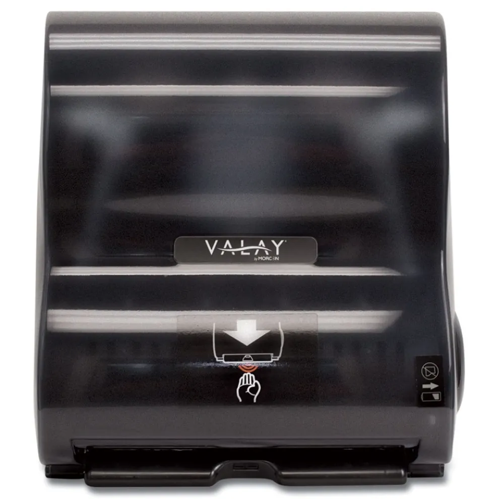 Morcon Paper VT1010 Valay 10 in. Roll Towel Dispenser - Black