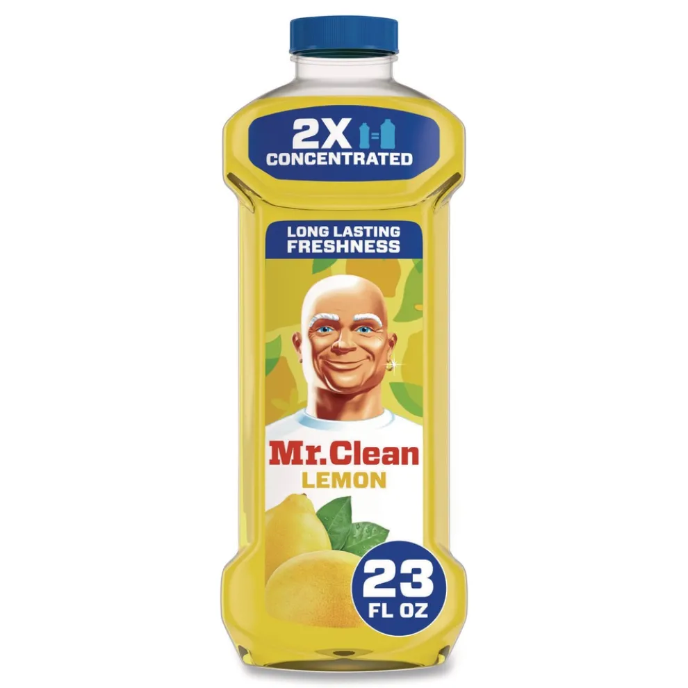 Mr. Clean 23 oz. Multi-Surface Antibacterial Cleaner - Lemon Scent (6/Carton)