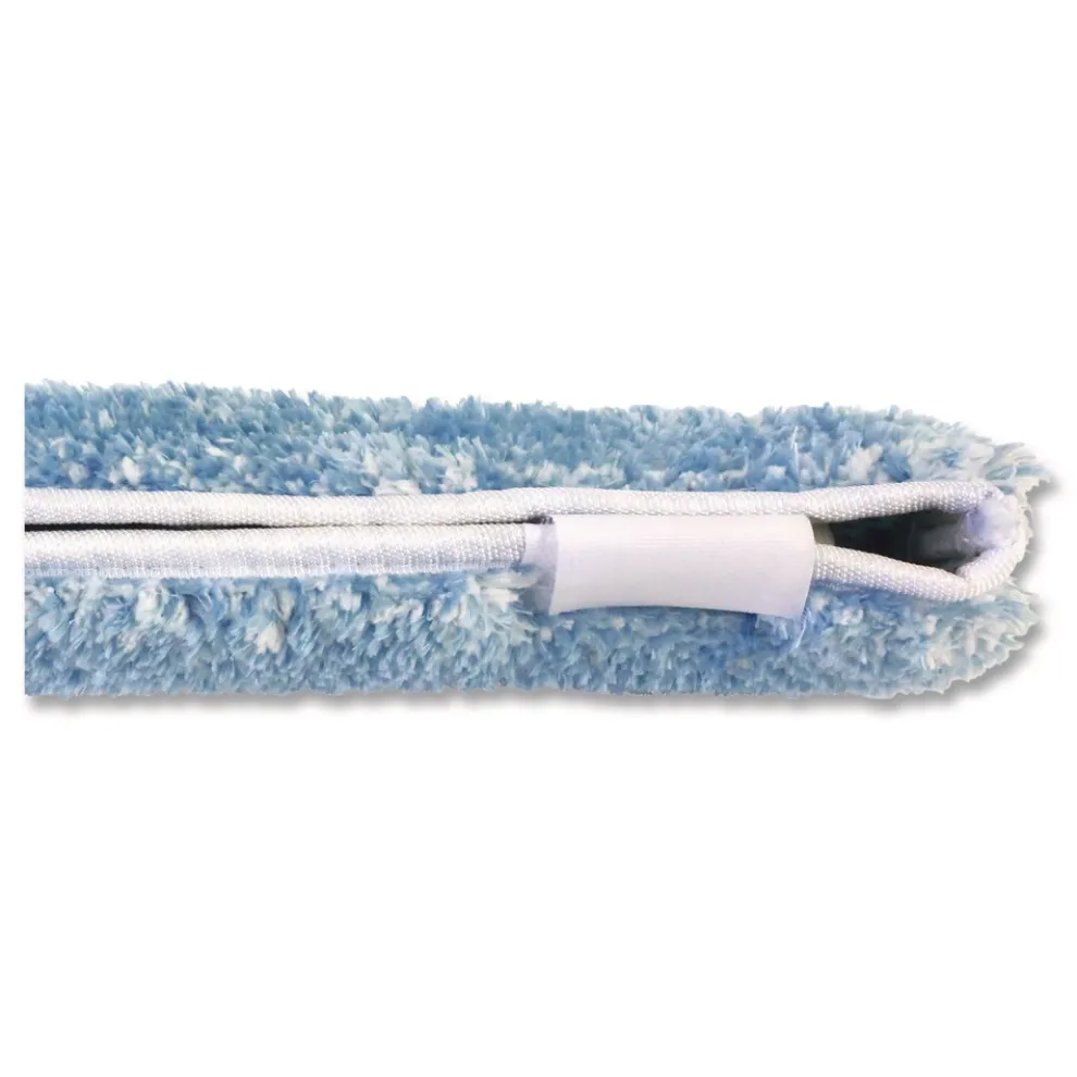 Nexstep Commercial Products MaxiPlus Combo Window Washer and Squeegee Microfiber Replacement Sleeve, 15.5-in Wide, Blue