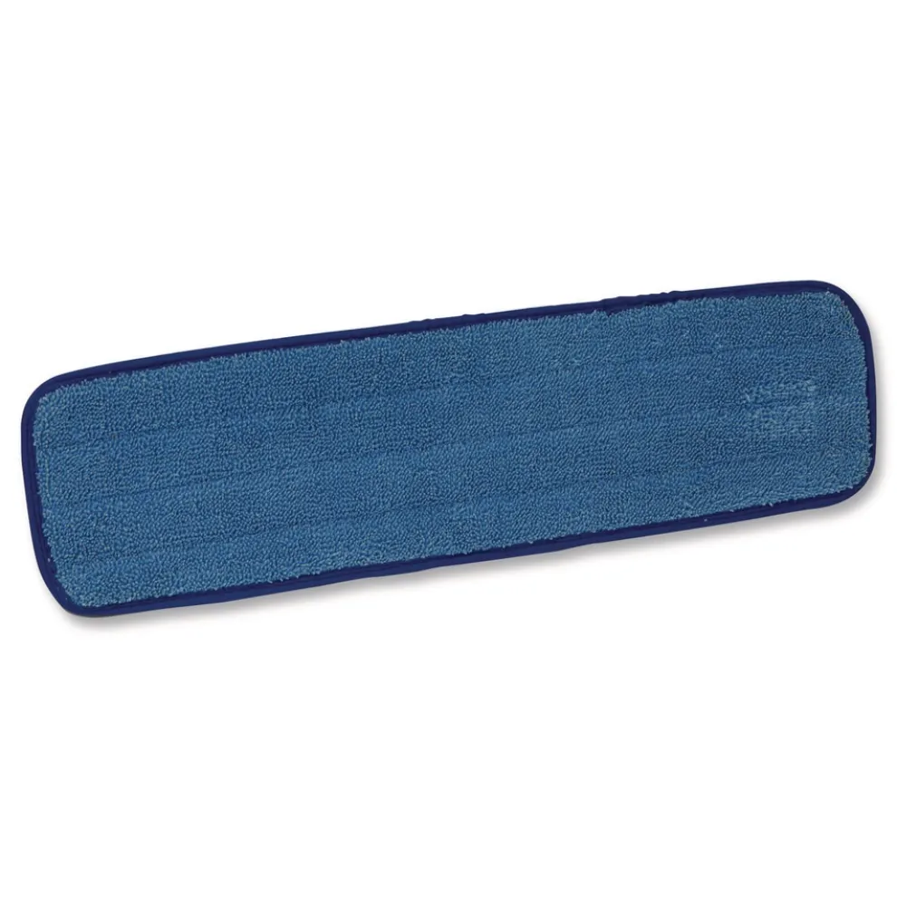 Nexstep Commercial Products MaxiPlus Microfiber Pads, 18-in, Blue