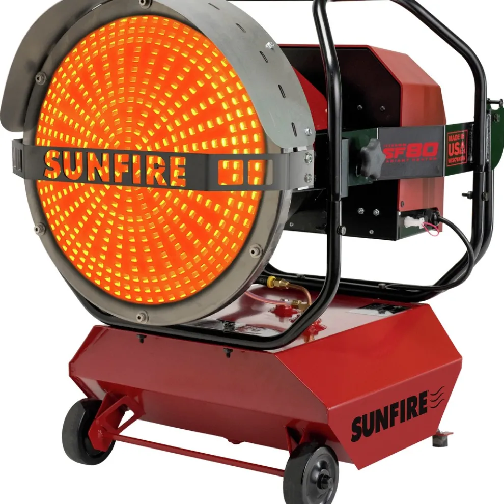 Sunfire 80000 BTU Dual Fuel SF80 Portable Radiant Heater