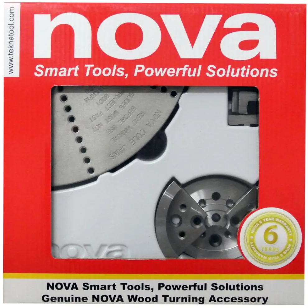 NOVA 3-Piece Chuck Jaw Assortment Bundle