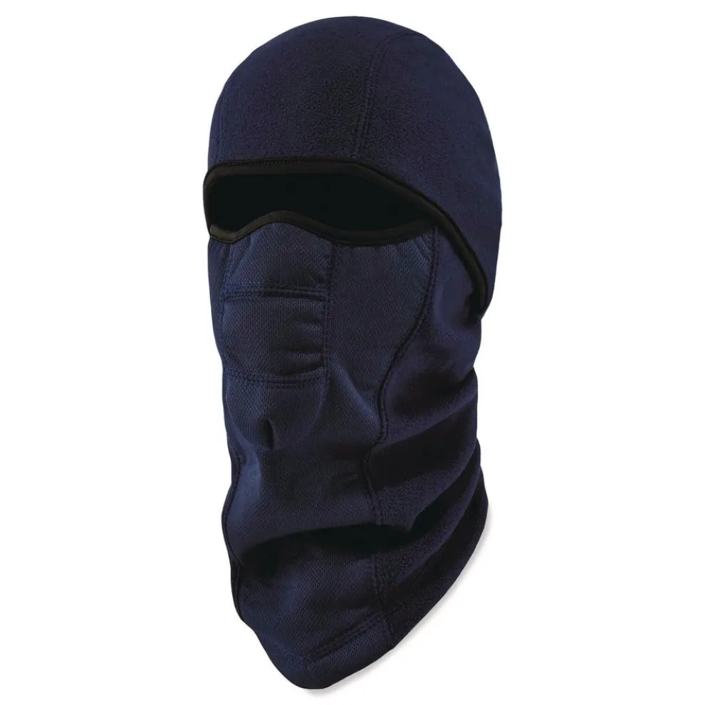 Ergodyne N-Ferno 6823 One Size Fits Most Fleece Hinged Balaclava Face Mask - Navy