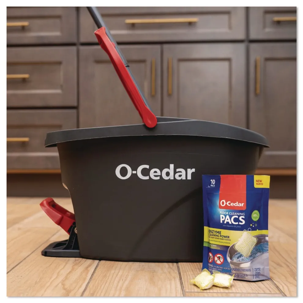 O-Cedar Cleaning PACS - Crisp Citrus Scent (8 Packs/Carton)