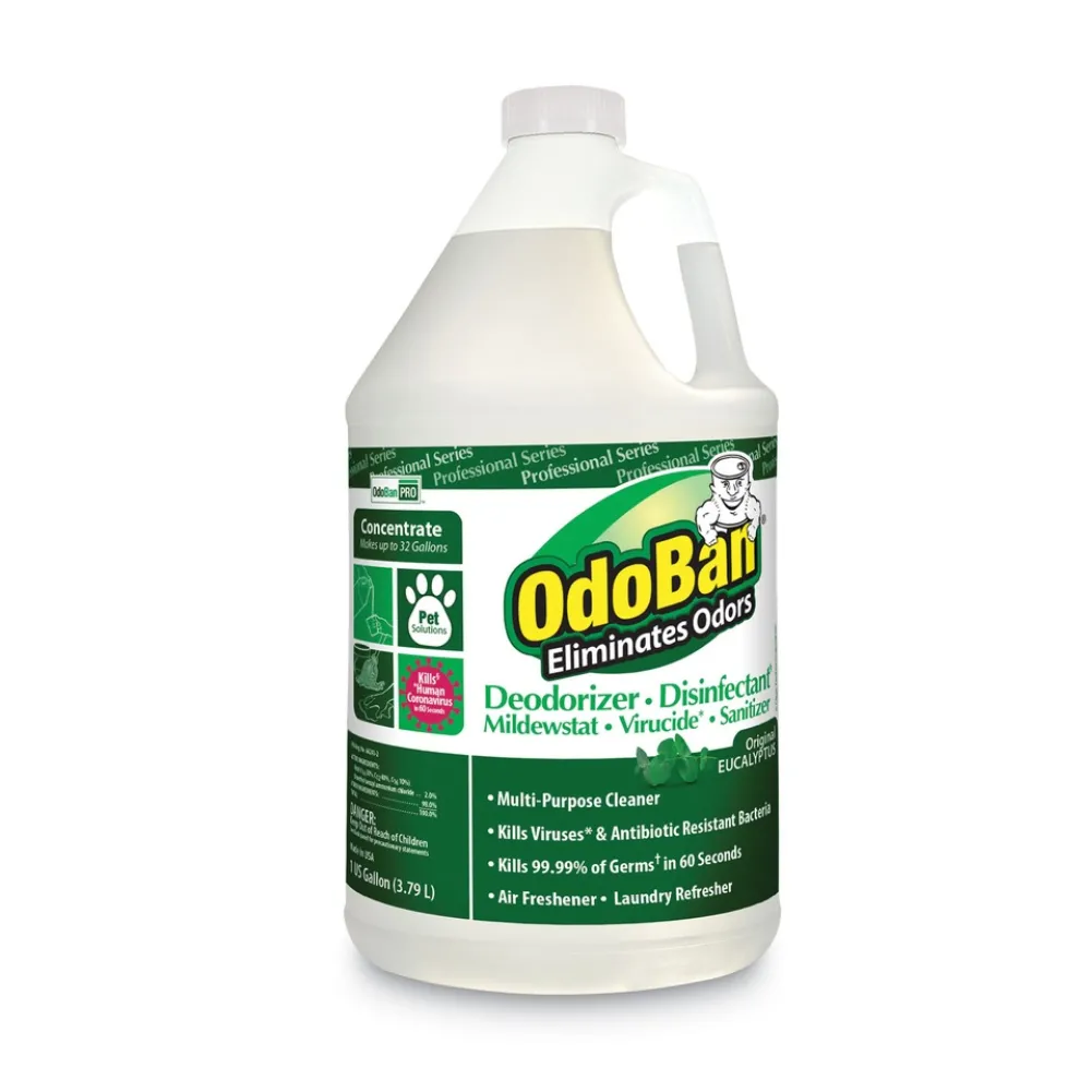 OdoBan 1-Gallon Bottle Concentrated Odor Eliminator and Disinfectant - Eucalyptus