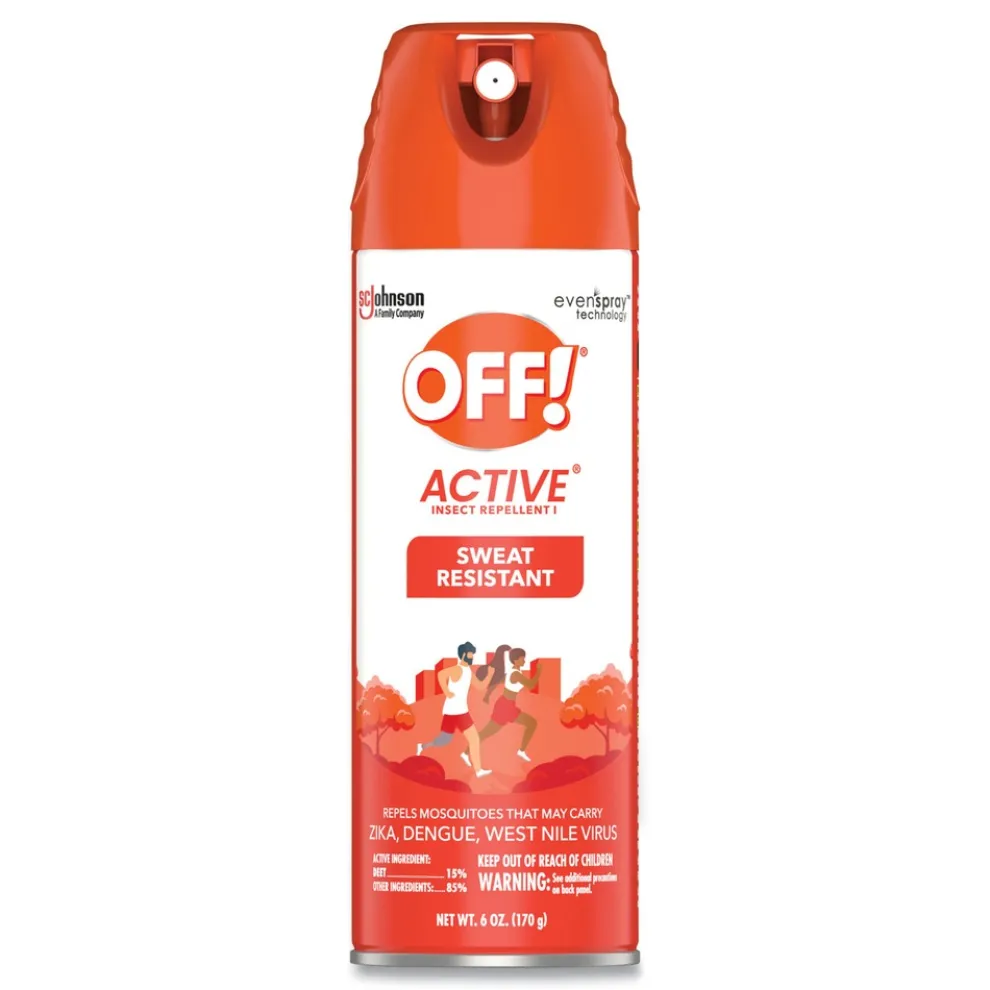 OFF! 6 oz ACTIVE Insect Repellent Aerosol Spray (12/Carton)
