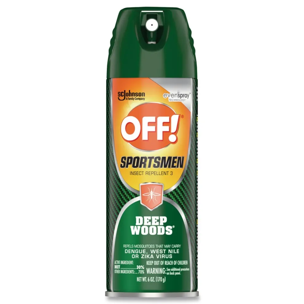 OFF! Deep Woods Sportsmen 6-Ounce Insect Repellant Aerosol Spray (12/Carton)