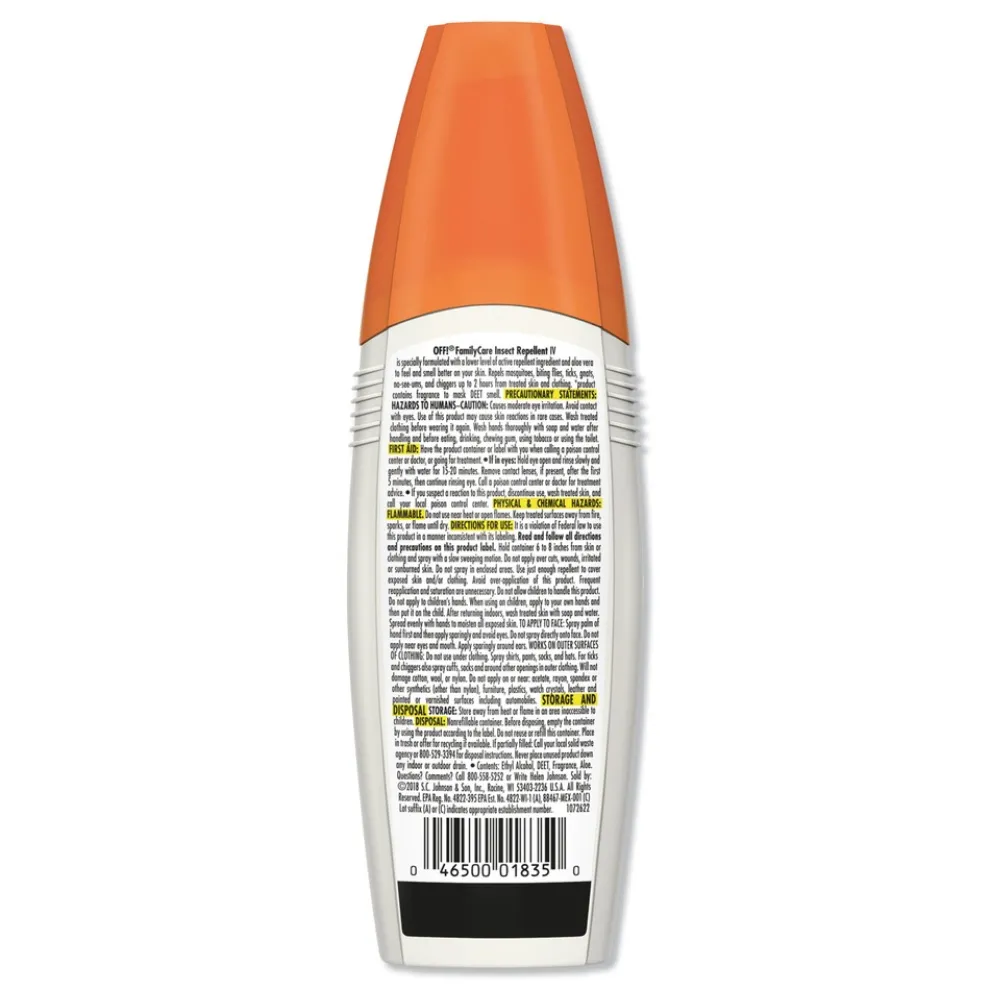 OFF! Familycare 6-Ounce Insect Repellent Spray - Unscented (12/Carton)