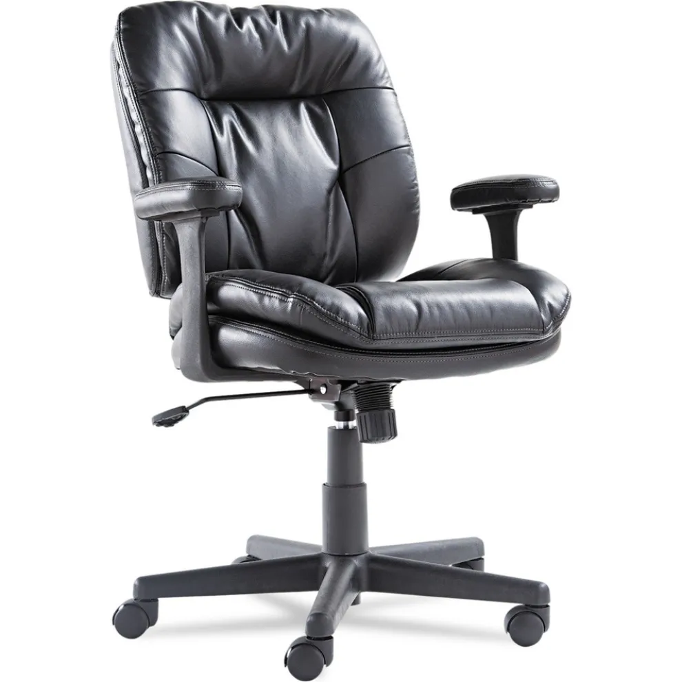 OIF Executive Swivel/Tilt Chair (Fixed T-Bar Arms/ Black)