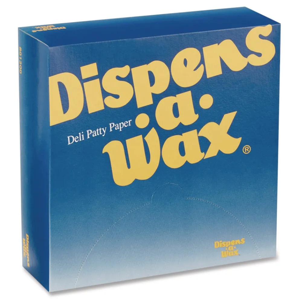 Dixie Dispens-A-Wax 6 in. x 6 in. Waxed Deli Patty Paper (10000/Carton)