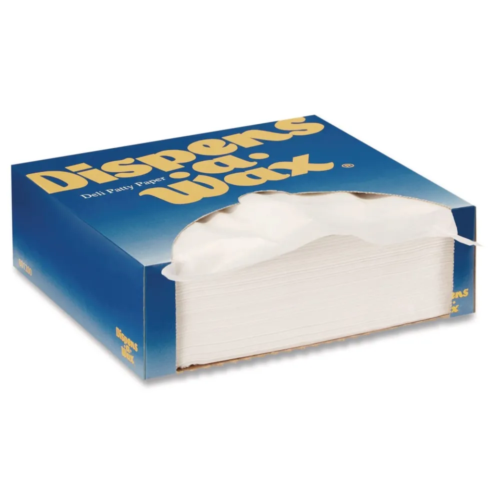 Dixie Dispens-A-Wax 6 in. x 6 in. Waxed Deli Patty Paper (10000/Carton)