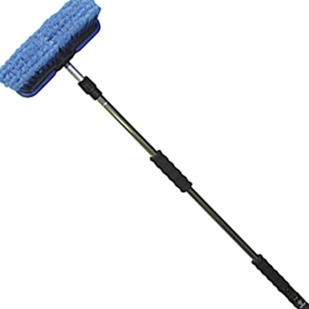 Carrand 10 in. Wide Wash Brush with 65 in. Aluminum Extension Handle
