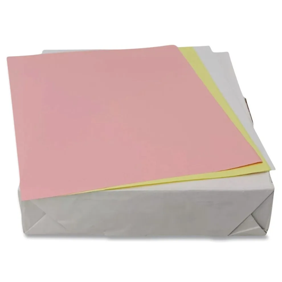 PM Company 8.5 in. x 11 in. 3-Part Digital Carbonless Paper - White/Canary/Pink (5010/Carton)