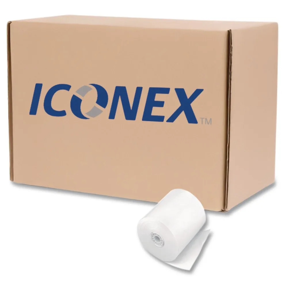 PM Company 3.13 in. x 119 ft. Direct Thermal Printing Thermal Paper Rolls - White (50/Carton)