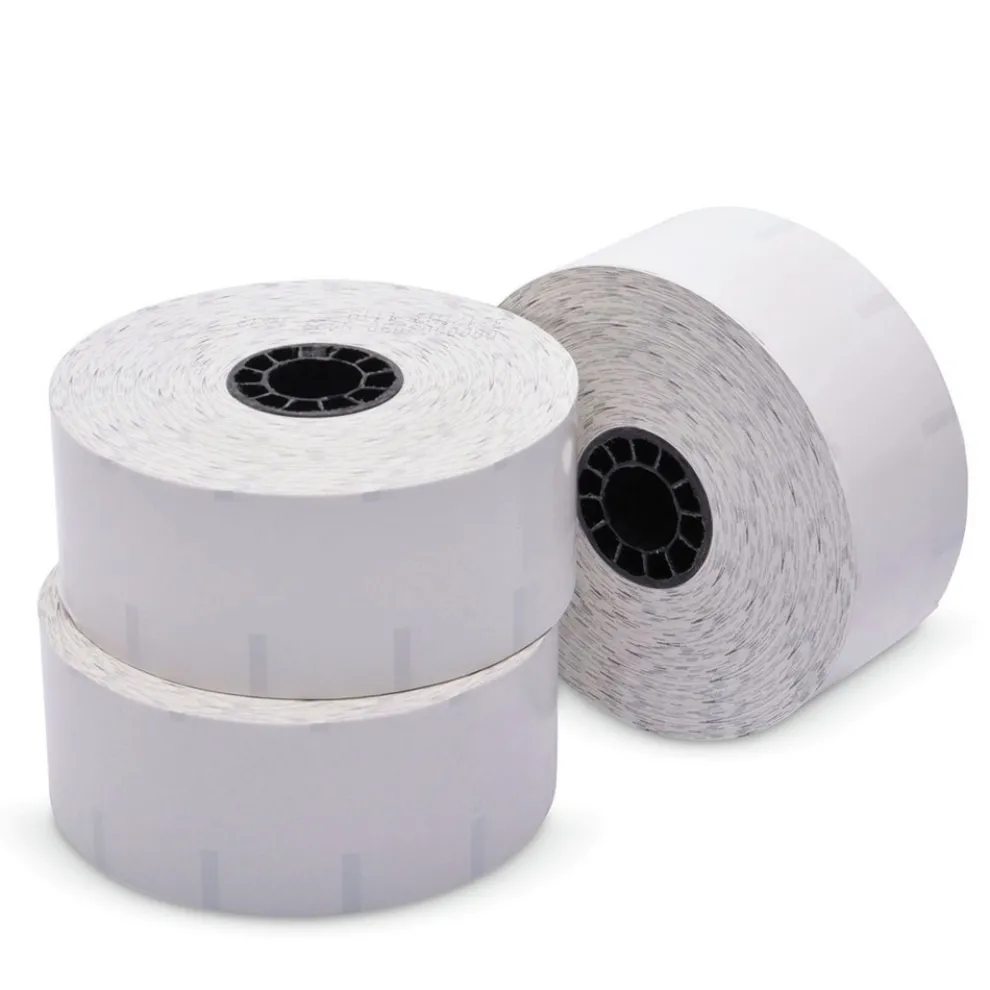 PM Company ICX90232663 3.15 in. x 350 ft. Sticky Media - White (12 Rolls/Carton)