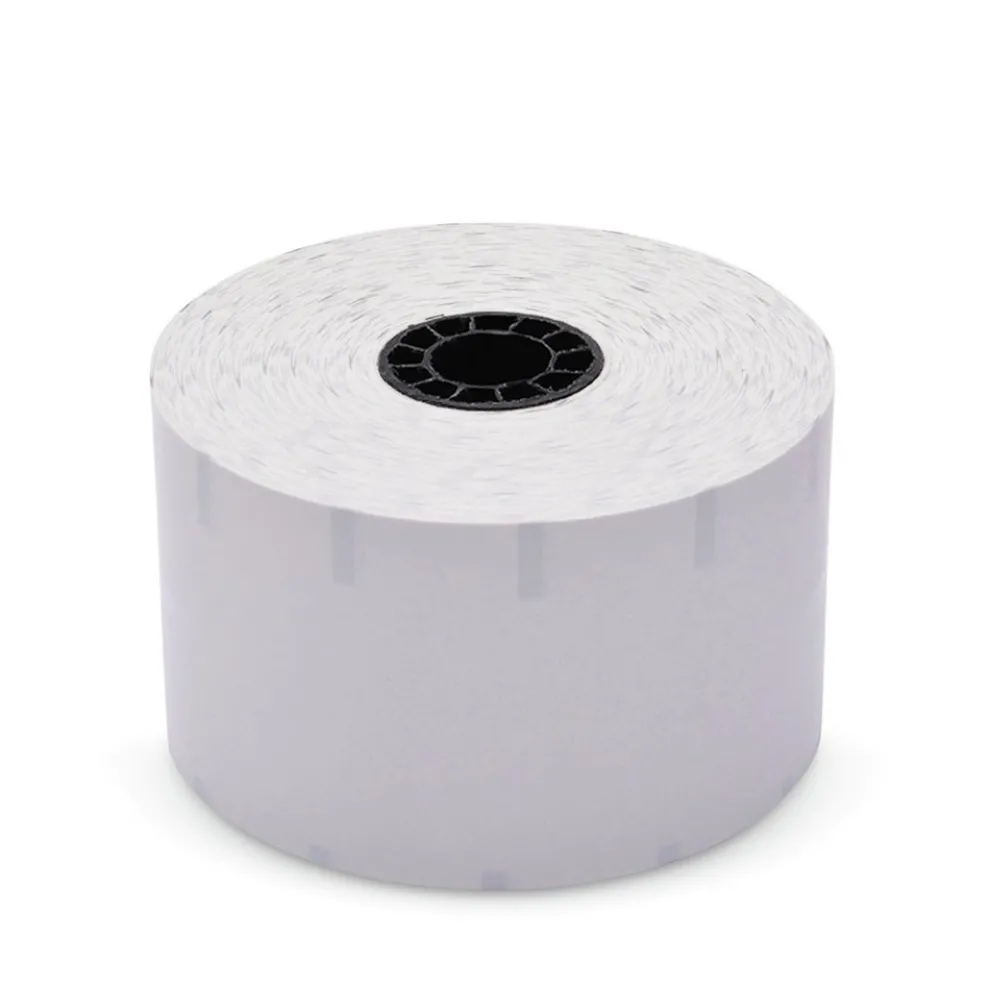 PM Company ICX90232634 2.28 in. x 350 ft. Sticky Media - White (12 Rolls/Carton)