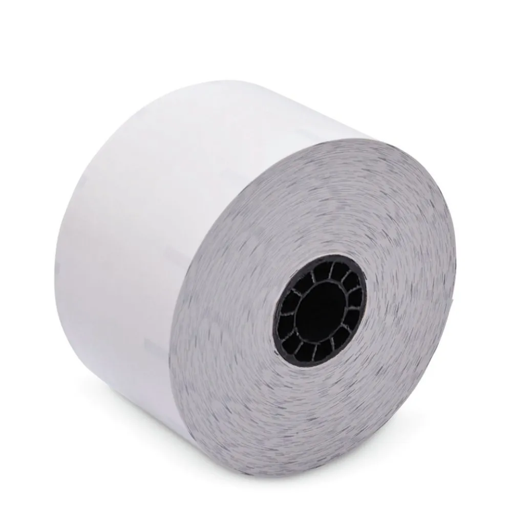 PM Company ICX90232634 2.28 in. x 350 ft. Sticky Media - White (12 Rolls/Carton)