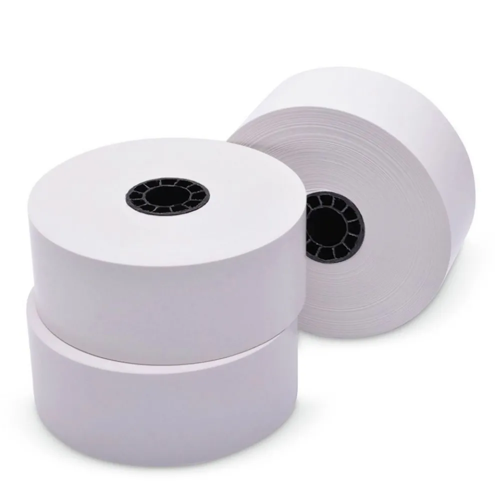 PM Company ICX90230075 1.57 in. x 270 ft. Sticky Media - White (12 Rolls/Carton)