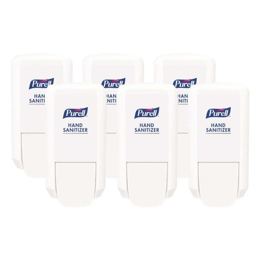 PURELL 4121-06 1000 ml 5.14 in. x 3.83 in. x 10 in. CS2 Hand Sanitizer Dispenser - White (6/Carton)