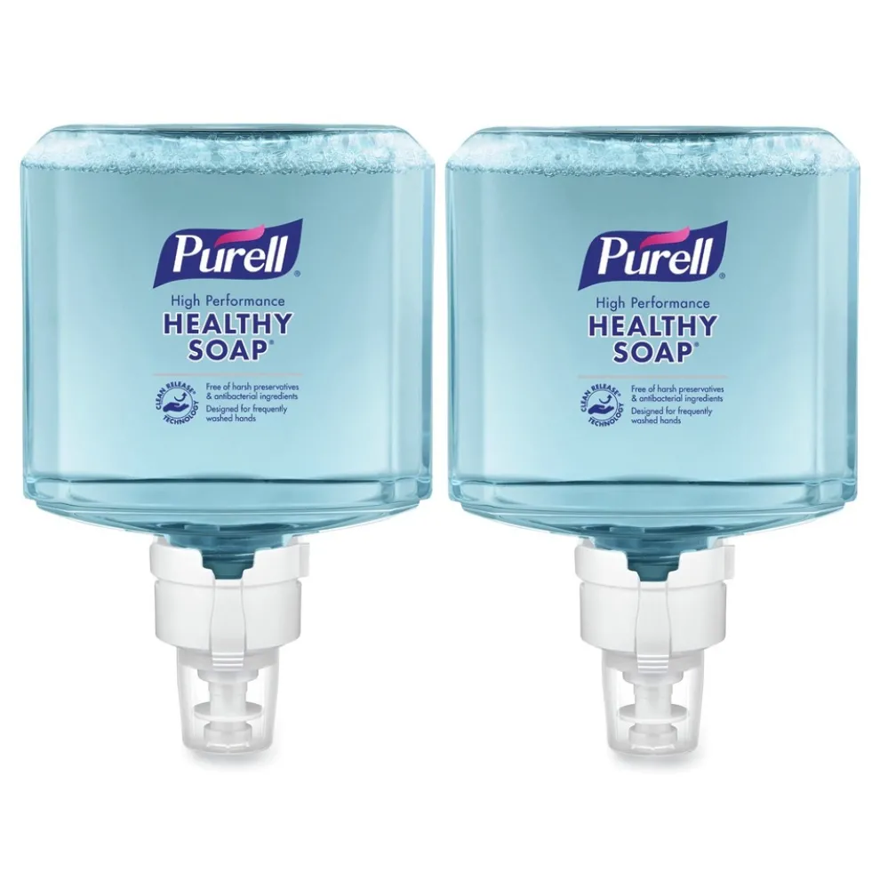 PURELL 7785-02 1200 ml Fragrance-Free CLEAN RELEASE Technology (CRT) HEALTHY SOAP High Performance Foam for ES8 Dispensers (2/Carton)