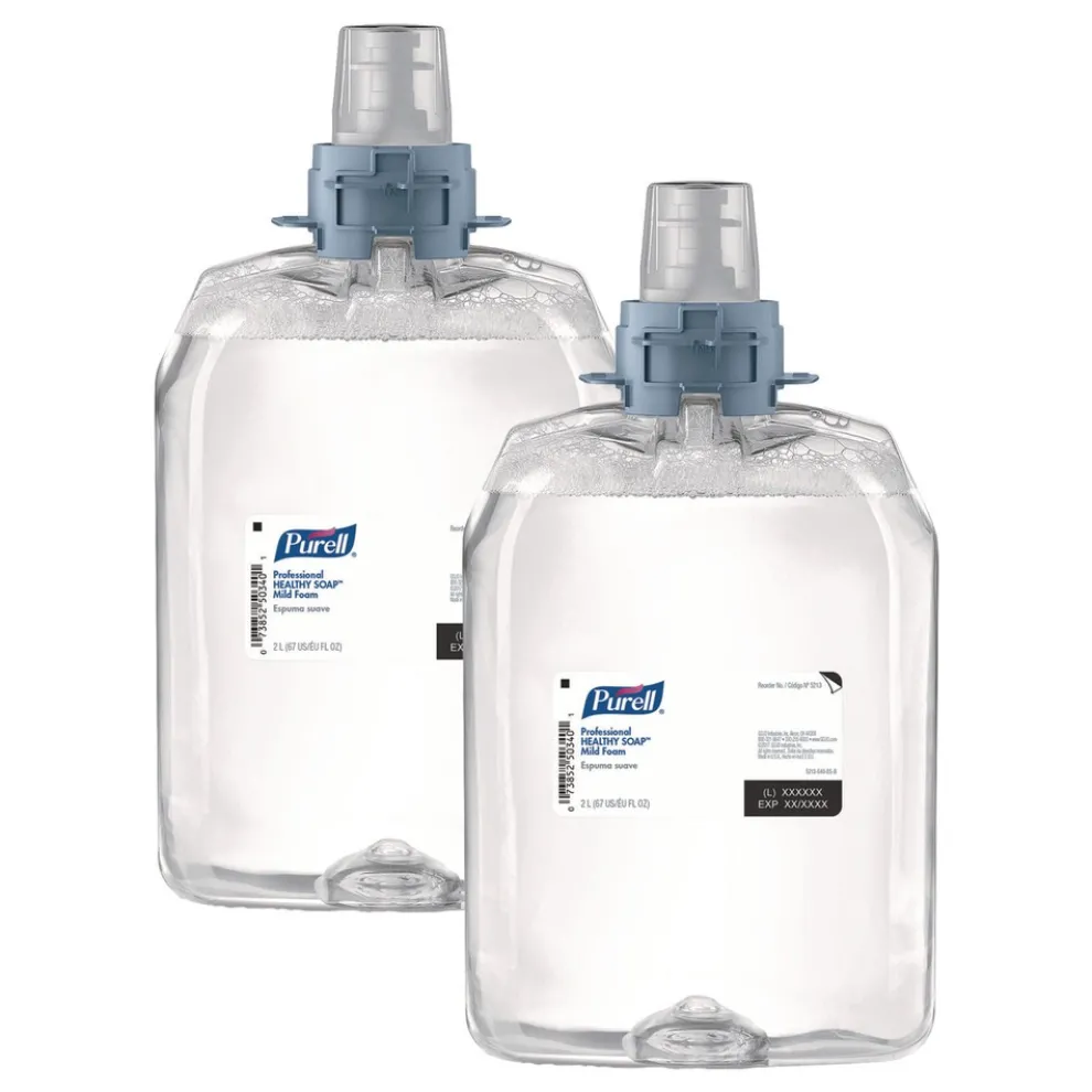PURELL 5213-02 2000 mL Professional HEALTHY SOAP Mild Foam - Fragrance Free (2/Carton)