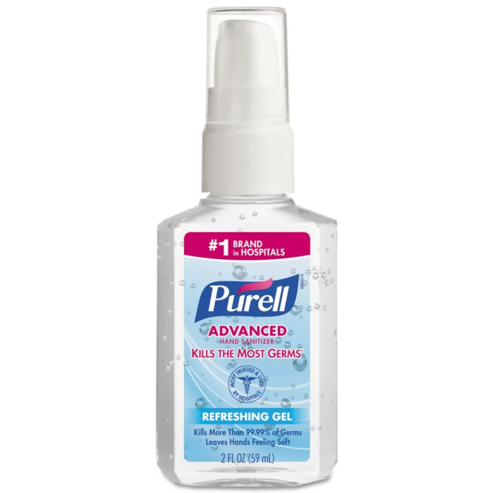 PURELL 9606-24 24/Carton 2oz Personal Pump Bottle Advanced Instant Hand Sanitizer