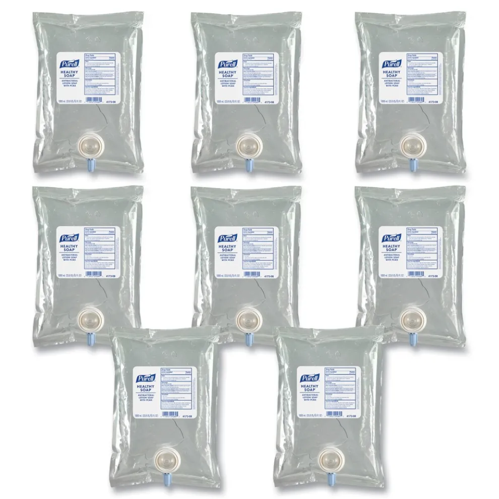 PURELL HEALTHY SOAP 1,000 mL Antibacterial Lotion Soap with PCMX - Citrus Scent (8/Carton)