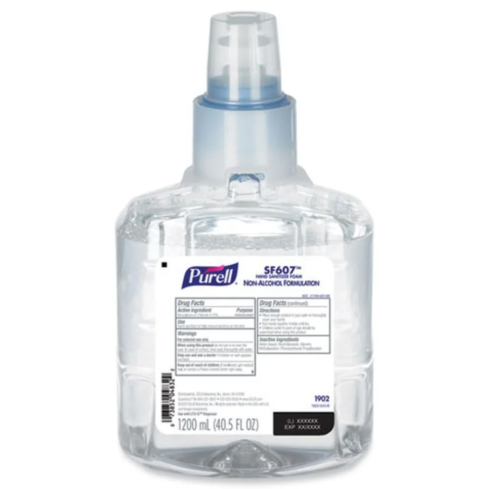 PURELL SF607 1200 mL Instant Foam Hand Sanitizer Refill - Fragrance Free (2/Carton)